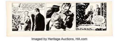 Alex Raymond Rip Kirby Daily Comic Strip Original Art dated 2-11-50 (King Features Syndicate, 1950). | Heritage