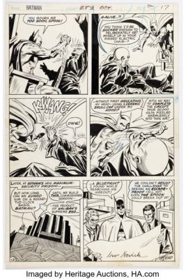Irv Novick and Dick Giordano Batman #252 Story Page 13 Original Art (DC, 1973). | Heritage