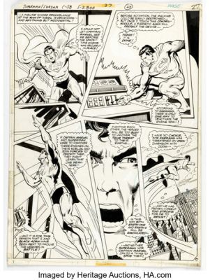 Rich Buckler and Dick Giordano All-New Collector’s Edition #C-58 Superman vs. Shazam Story Page 27 Original Art (DC, 1978). | Heritage