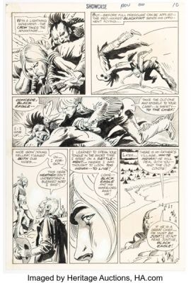 Joe Kubert Showcase #86 Firehair Story Page 9 Original Art (DC, 1969). | Heritage