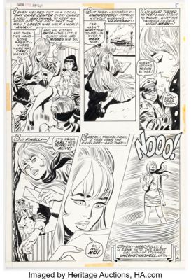 John Buscema, Frank Giacoia, and Joe Giella My Love #5 Story Page 4 Original Art (Marvel, 1970). | Heritage