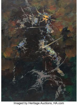 Alex Niño - Samurai Warrior Painting Original Art (undated). | Heritage