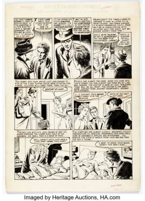 Reed Crandall M.D. #1 "The Antidote" Story Page 2 Original Art (EC, 1955). | Heritage
