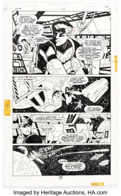 Jason Armstrong and Ron Boyd Legion of Super-Heroes #104 Story Page 15 Original Art (DC, 1998).