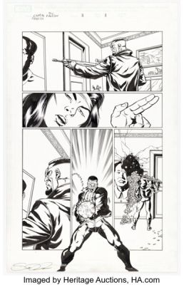 Andrea Di Vito and Scott Koblish Captain America & the Falcon #8 Story Page 7 Original Art (Marvel, 2004). | Heritage