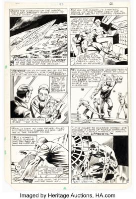 Don Perlin and Pablo Marcos The Defenders #90 Story Page 2 Original Art (Marvel, 1980). | Heritage