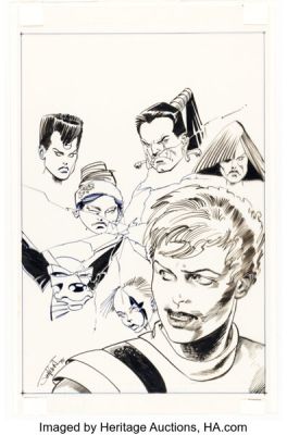 Jim Fern Halo Jones #12 Cover Original Art (Fleetway/Quality Comics, 1988). | Heritage