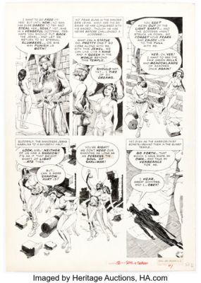 Reed Crandall Creepy #58 "Soul and Shadow" Story Page 4 Original Art (Warren, 1973). | Heritage