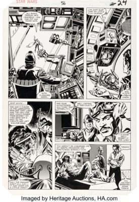 Walt Simonson and Tom Palmer Star Wars #56 Story Page 18 Original Art (Marvel, 1982). | Heritage
