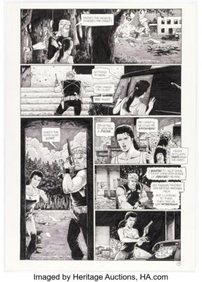 Steven Hughes Evil Ernie #4 Story Page 19 Original Art (Eternity, 1992). | Heritage