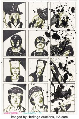 Gary A. Smith Substance Quarterly #2 "Misfits" Story Page 17 Original Art (Substance Comics, 1994).