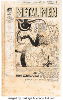 Ross Andru and Mike Esposito Metal Men #18 Splash Page 1 Original Art (DC, 1966). | Heritage