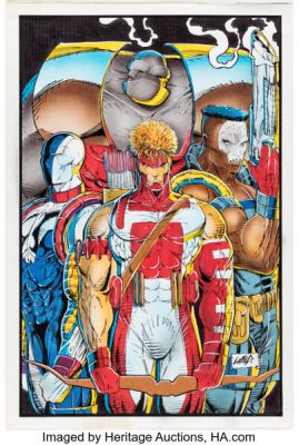 Color Artist - Youngblood Illustration Production Color Original Art (undated). | Heritage