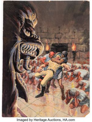 Jesse Santos Boris Karloff Tales of Mystery #75 Cover Painting Original Art (Gold Key, 1977). | Heritage