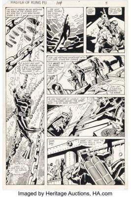 Gene Day Master of the Kung Fu #104 Shang-Chi Story Page 8 Original Art (Marvel, 1981). | Heritage