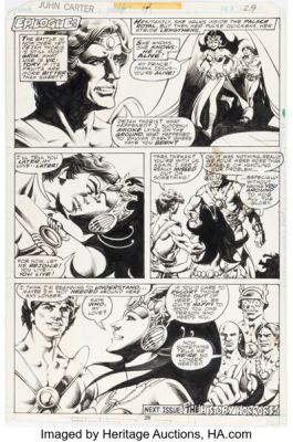 Carmine Infantino and Rudy Nebres John Carter, Warlord of Mars #14 Dejah Thoris Story Page 17 Original Art (Marvel, 1978). | Heritage