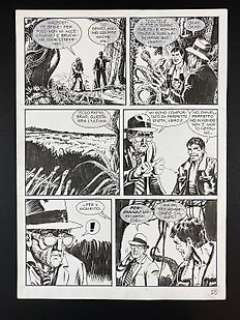 Brad Barron #4 - Giovanni Bruzzo - tavola originale - Page volante - (2005) 