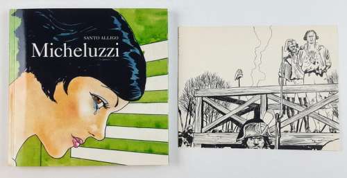 Attilio Micheluzzi - Illustr. Origin. "La Rivoluzione Francese" + Vol. "Micheluzzi" - Page volante - EO - (1980/2010) | Catawiki