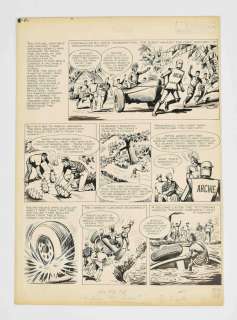 [Original comic & book illustrations] Ted Kearon - Robot Archie | Zwiggelaar Auctions