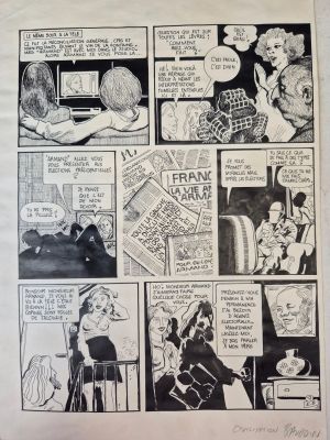 [Bd] Baudoin Edmond... | Lot 298 - [BD] BAUDOIN Edmond (né en 1942) Planche originale... | Nice Enchères