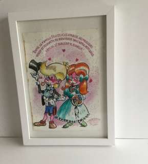 Devos, Jacques - Originele illustratie in kleur - Geniale Olivier & Betty - (1982) | Catawiki