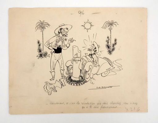 Badert Albert Georges Illustration... | Lot 56 - BADERT Albert Georges Illustration humoristique Encre... | Vermot et Associés