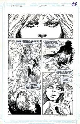 Amethyst Original Twice-Up Art by Esteban Maroto! DC 1987. Mordru! PRICE DROPPED | eBay US