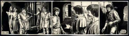 Kresse, Hans G. - Eric de Noorman - De Geschiedenis van Bor Khan - De Jacht op het Zwaard - strook 11 - Original Strip - (1953) | Catawiki