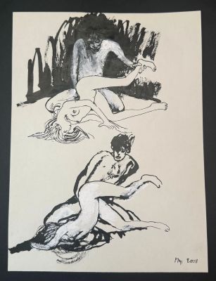 Baudoin, Ensemble... | Lot 4 - Baudoin, ensemble de deux illustrations à l’encre de... | Tessier Sarrou