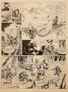 Crisse - Planche originale - L’Épée de cristal - (1991) | Catawiki