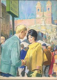 Rino Albertarelli - "Viaggio alla cittÃ  bianca" Illustrazione Originale (Master Of Drawing) - Loose page | Catawiki