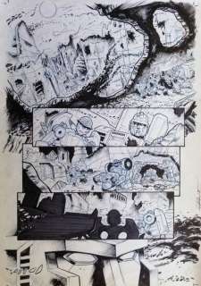 Atilio Rojo | Página original Atilio Rojo Transformers Dark Cybertron 7 | Taj Mahal Cómics