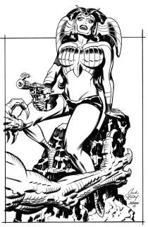 Dave Johnson | Lightbox inks over Jack Kirby pencils; 12-by-16 inches | Hero Initiative