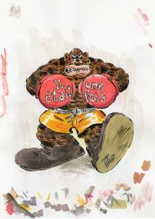 Vuillemin, Philippe - Dessin original + mise en couleur originale - Il était une fois (2000) | Catawiki