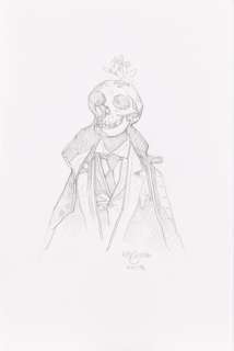 Mike Mignola (1960) | Mike Mignola (1960) | Skeleton, drawing, 2018 | Desa Unicum