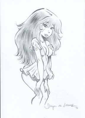 Dragan de Lazare = Rubine, Dessin Original À La Mine de Plomb. Dimensions : 20 Cm X 28 Cm. | Lot 239 : Dragan De Lazare = Rubine, dessin original à la mine de plomb.… | Septimus