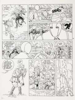 JUILLARD André - Lot 589 - Masquerouge Planche originale n° 9 Encre de Chine 32...