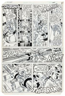 Lot 522 - Original Art * JOHN BUSCEMA and JOE SINNOTT * ROM #23, Page 26 * Megabites of ROM | PBA Galleries