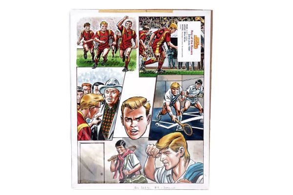 Lot 257 - Original artwork strip for Roy Of The Rovers | misc / divers