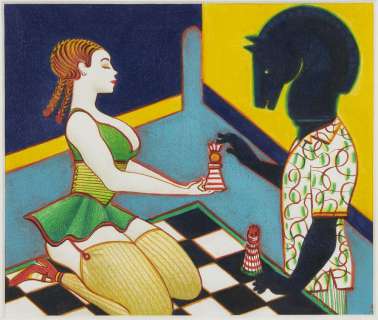 Lorenzo MATTOTTI Né en 1954 Dame et cavalier | Artcurial