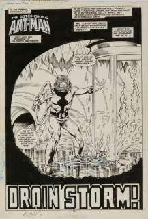 Bob Layton MCP #11 complete 8-page story Drain Storm featuring Ant-Man .
