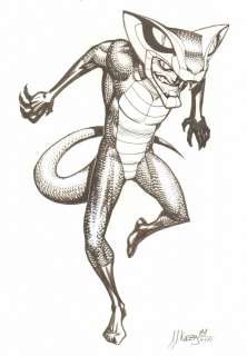 J.J. Kirby - Who‘s Who in the Dc Universe - Copperhead - 2010 Signed