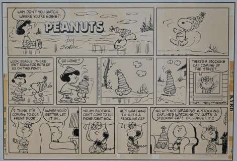 Charles Schulz - Original Peanuts Comic Strip | misc / divers