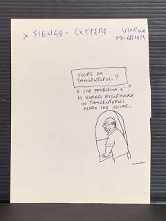 Vincino - "Craxi - Uscire da Tangentopoli?" Vignetta Originale (Master Of Drawing) - Loose page | Catawiki