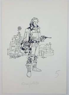 Ferdinando Tacconi - Illustrazione Originale "Lo Straniero" - Firmata - Loose page | Catawiki