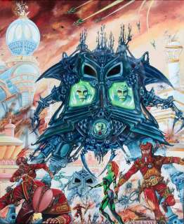 Druillet | Illustration Ã  la gouache sur carton pour la couv… | Banque Dessinée