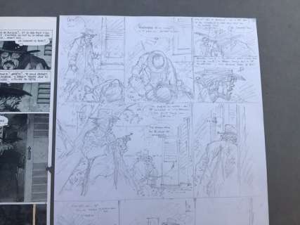 Hermann - Crayonné original - Jeremiah T24 - Le Dernier diamant - (2003) | Catawiki