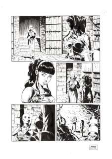 Dragonero n. 46 - tavola originale "Il tempio perduto" - Loose page | Catawiki