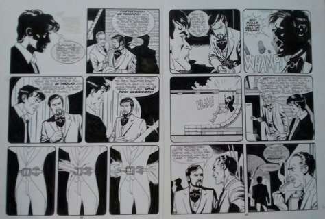 Dylan Dog n. 11 - 2x tavole consecutive "Diabolo il Grande" - Loose page - (1987) | Catawiki