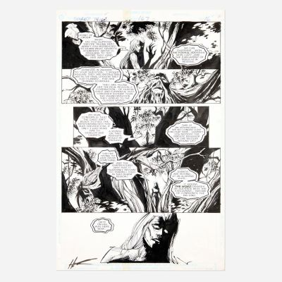 Lot 334 - Phil Hester and Kim DeMulder, Swamp Thing #167 Story Page 16 Original Art (DC Comics, 1996) | Landry Pop Auctions